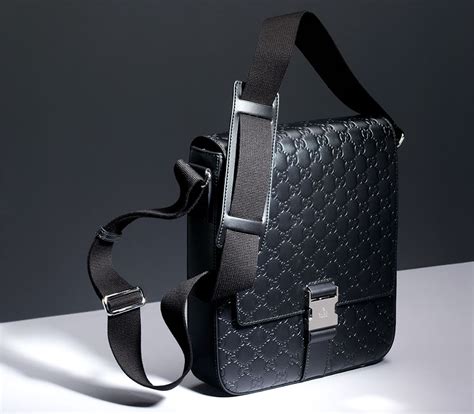 gucci city black mens bag|Gucci sling bags men's.